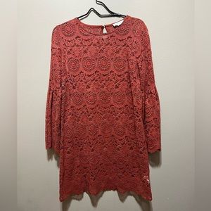 Lace Bell Sleeve Dress